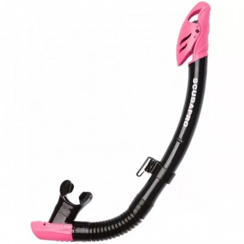 Scubapro's Snorkel SPECTRA DRY BLACK Pink