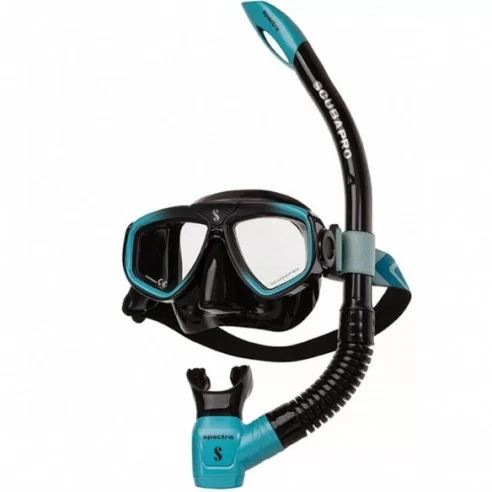 Scubapro's Kit snorkeling ZOOM BLACK Turquoise